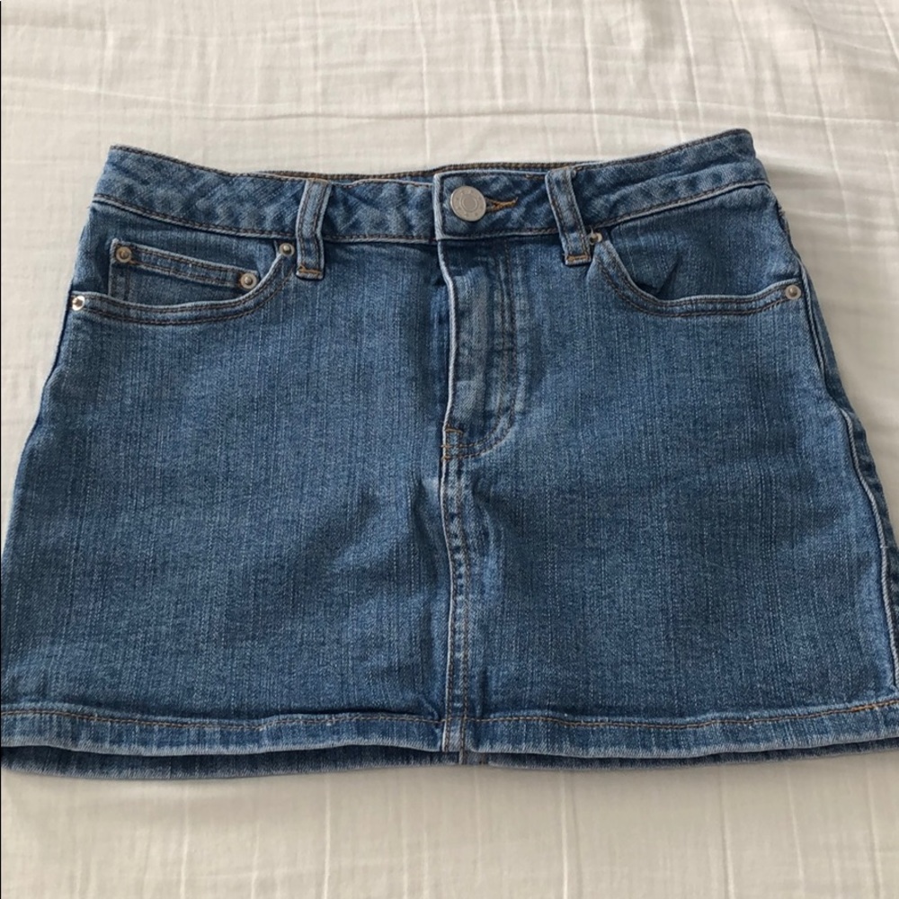 Denim Mini Skirt